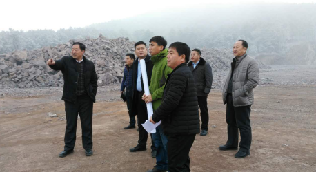 南宫电子游戏与葫芦岛市辅导不畏寒冷，共同实地调查勘测及选址